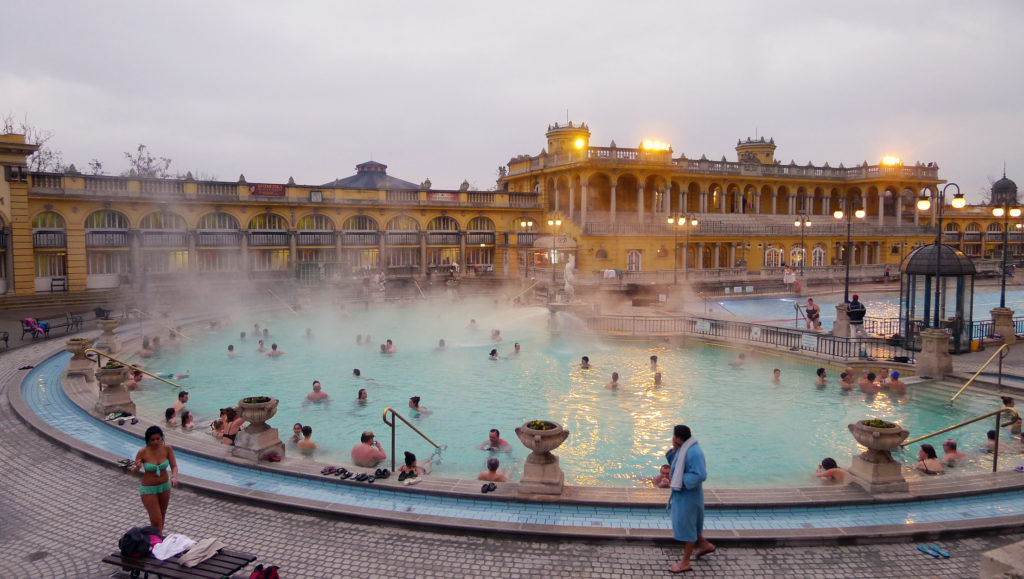 quand il pleut à Budapest