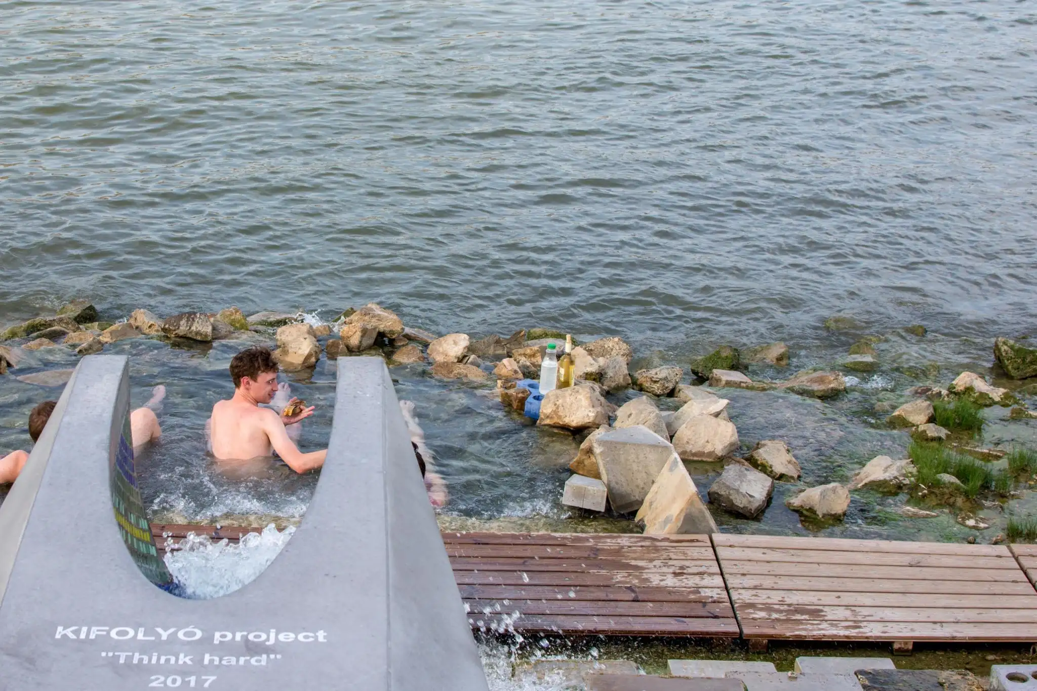 Bains sauvages Danube Budapest